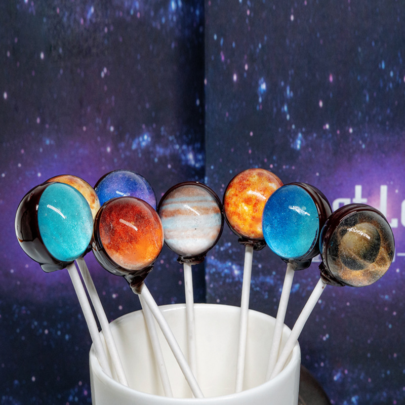 糖果  创意星空棒棒糖 私人定制棒棒糖 个性情人节礼物星空糖包邮