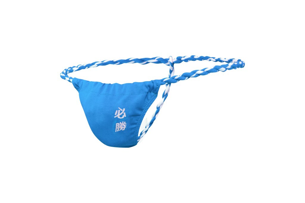 男士性感低腰丁字内裤刺绣花 纯棉相扑裤e-032