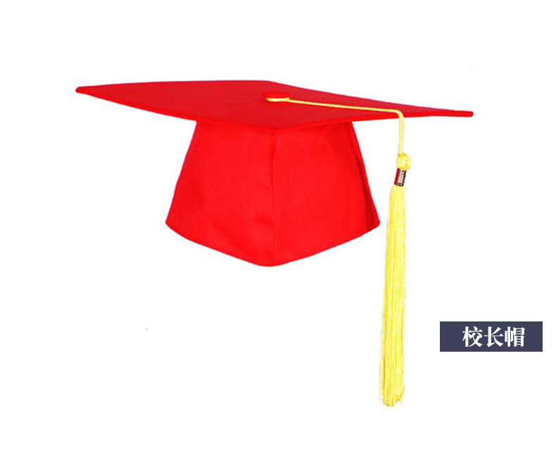 学士帽成人礼帽大学毕业礼博士帽硕士帽可调节帽子批发帽子厂家
