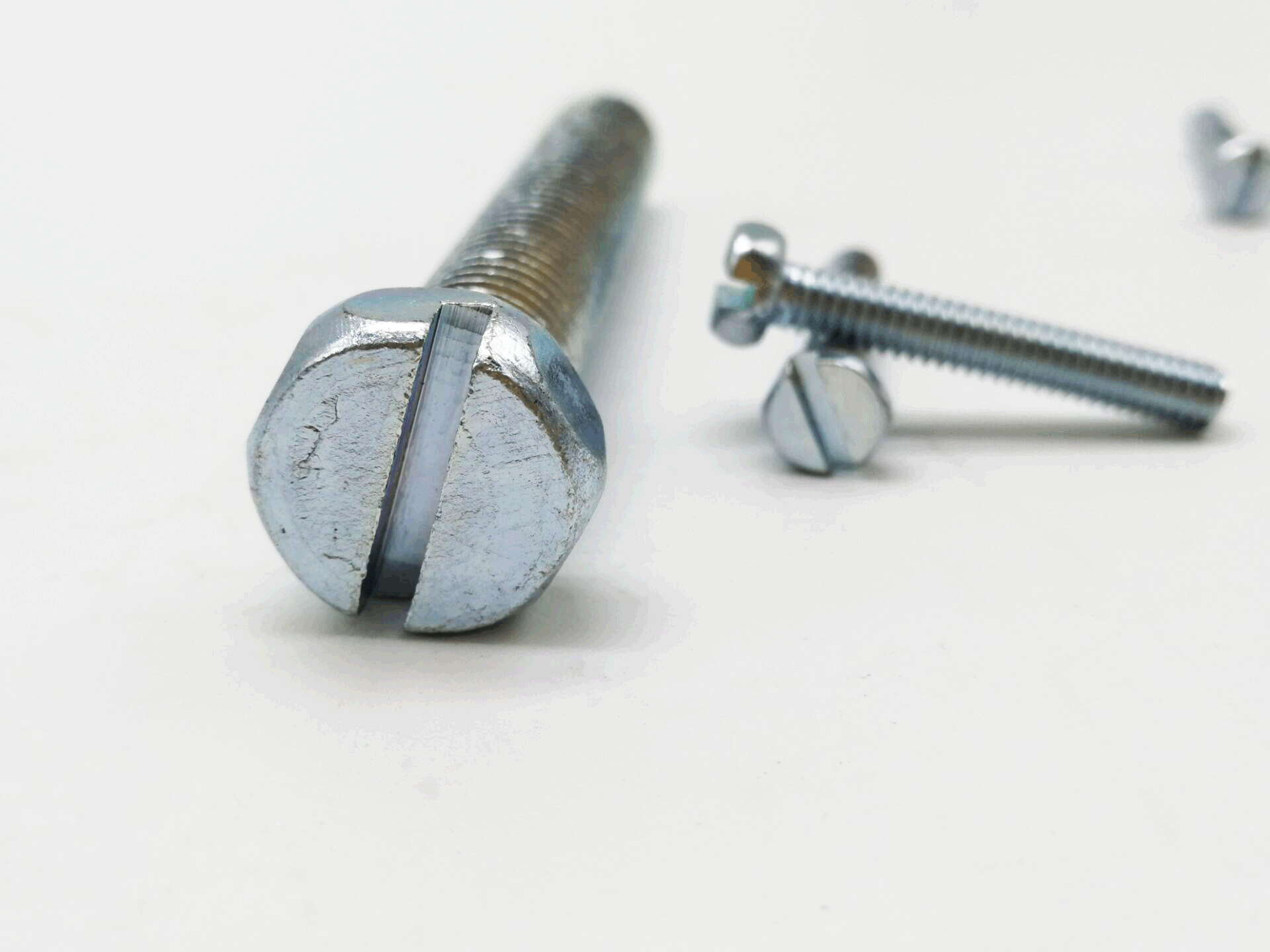 非标定制美标美制螺丝 一字开槽螺钉6-32 8-32 10-24 1/4-20 3/8