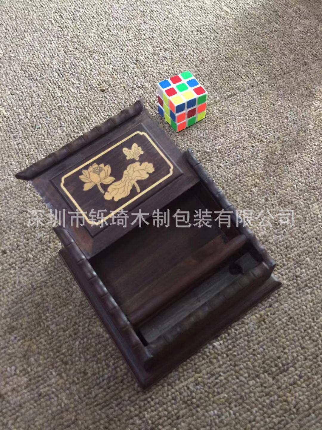 高端烟盒定制 木质烟盒制作厂家 自动出烟的木盒 手动弹出烟盒