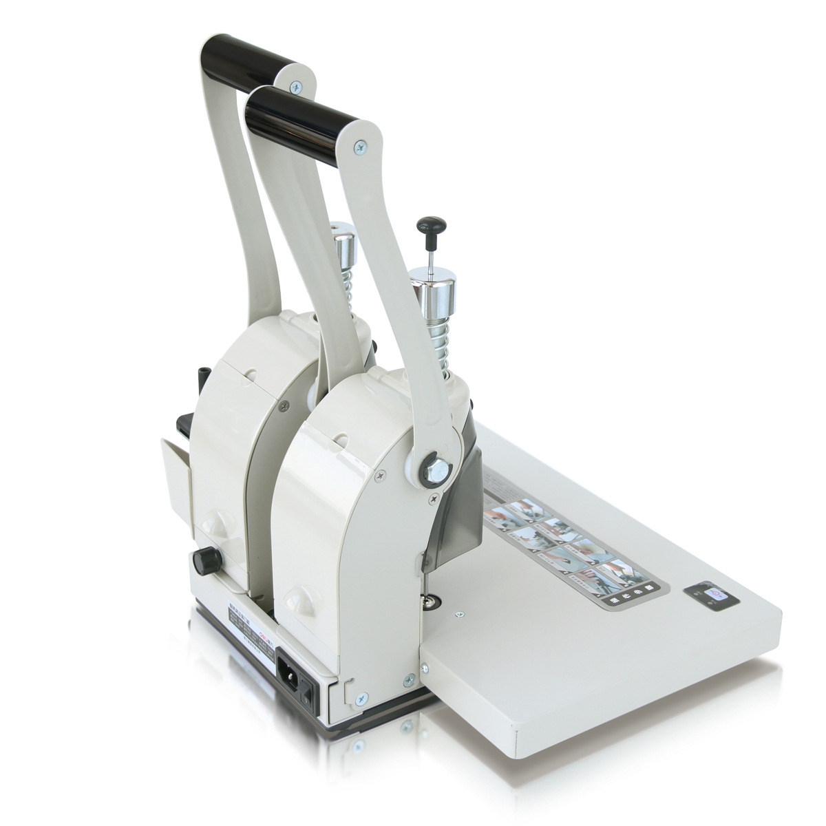 装订机得力deli3875财务电动铆管装订会计凭证装订打孔机办公设备