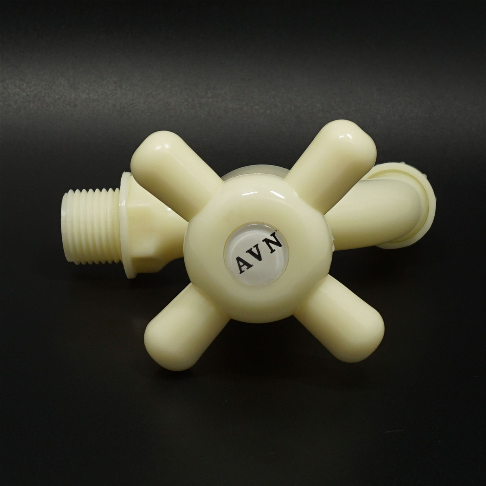 塑料自来水龙头 十字尖嘴水龙头 pp快开水嘴 4分家用工程龙头水阀