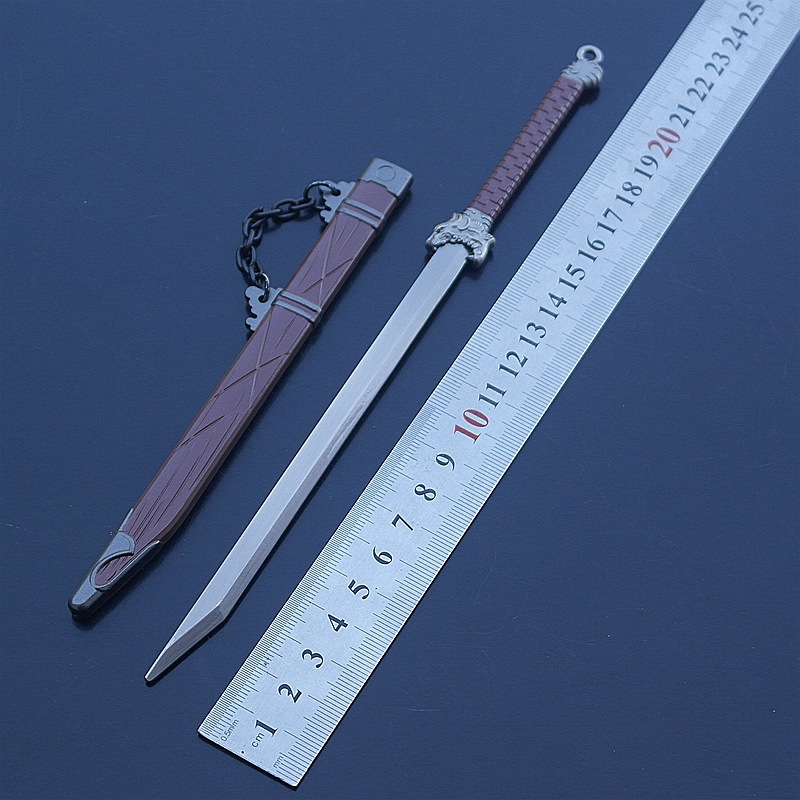 武侠义周边武器龙阙虎头黑凰乌精绣春刀合金兵器武器带剑鞘钥匙扣