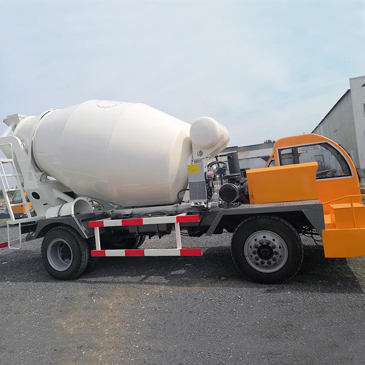 工地小型水泥罐车 混凝土搅拌车  建筑混凝土运输车