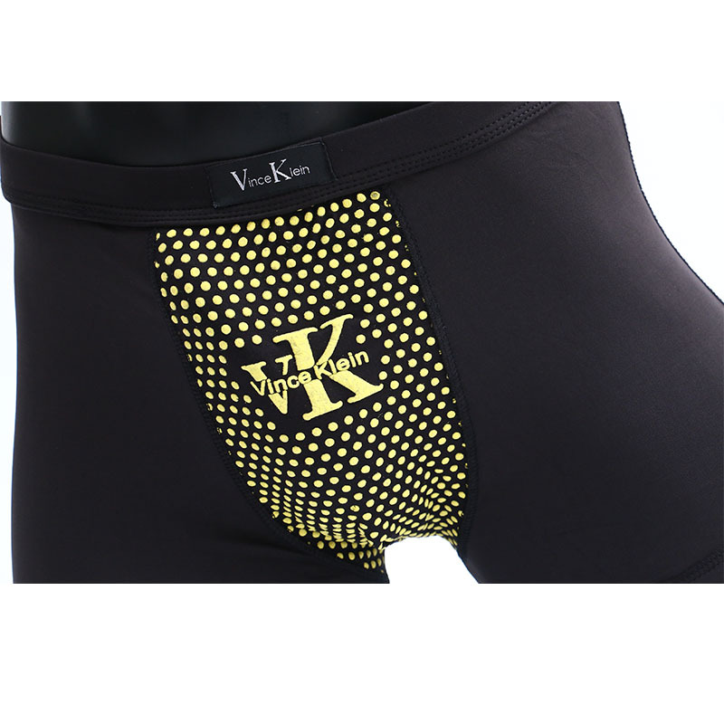 磁疗卫裤英国莫代尔男士莫代尔卫裤 磁疗保健中腰平角纯色棉内裤