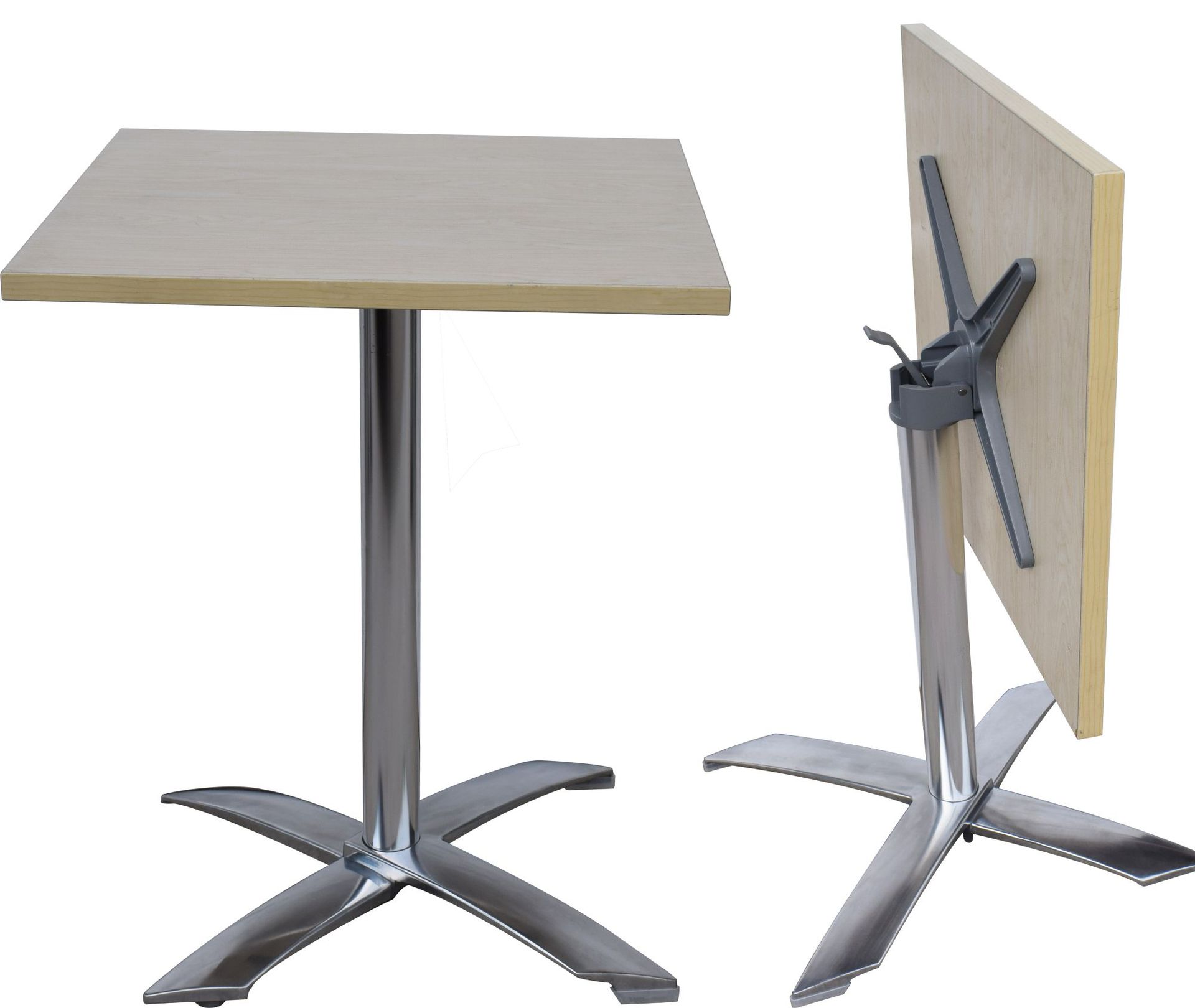 铝合金折叠脚 金属折叠桌腿 酒店餐台架 写字楼培训桌架 可加高