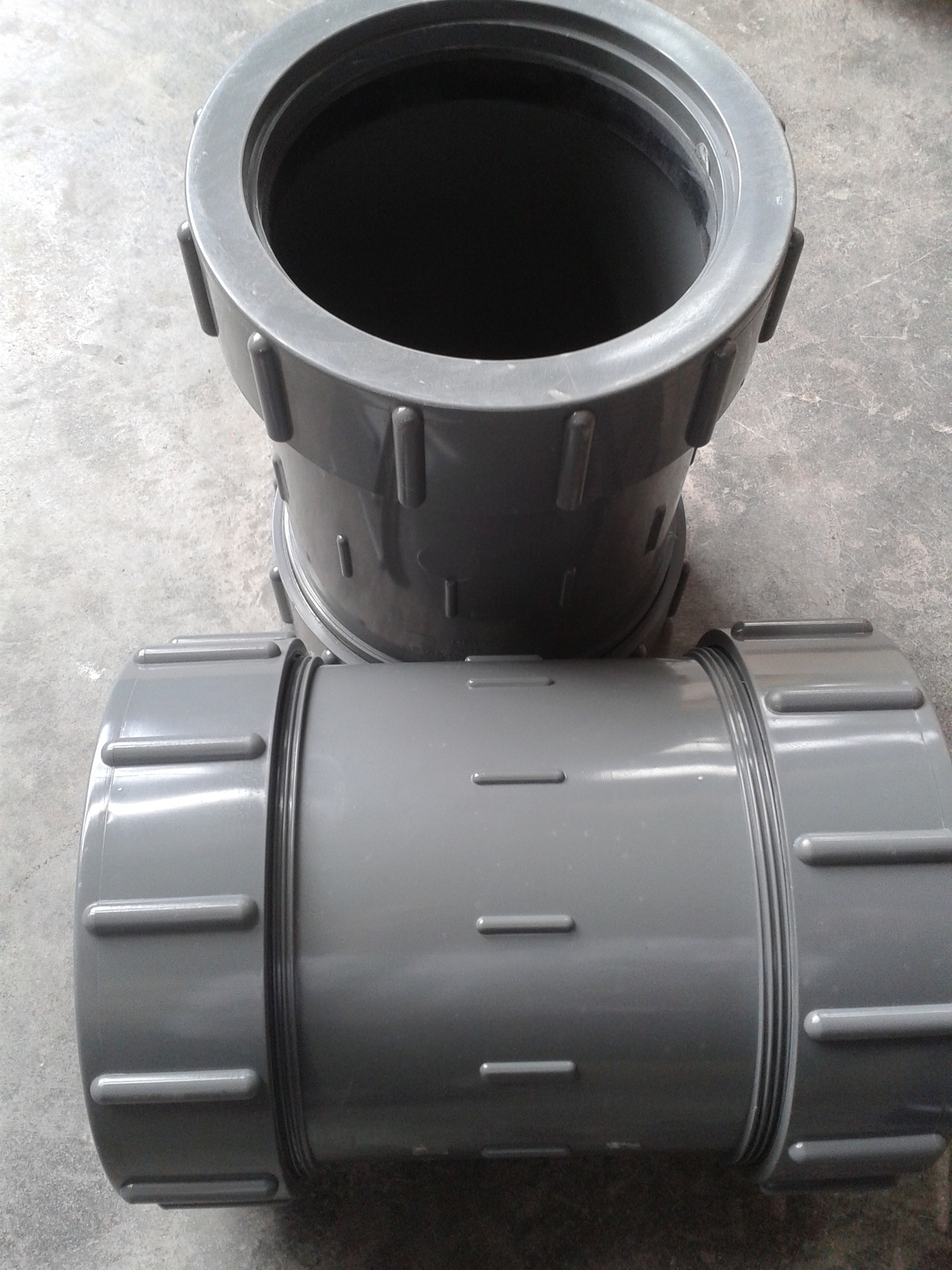 pvc-u灰色伸缩接160-20mm(全)