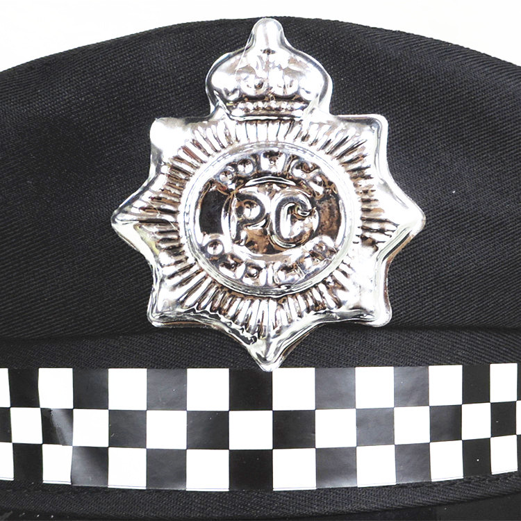 厂家直销平顶军帽cosplay英国警帽情趣游戏服配件帽子定制批发
