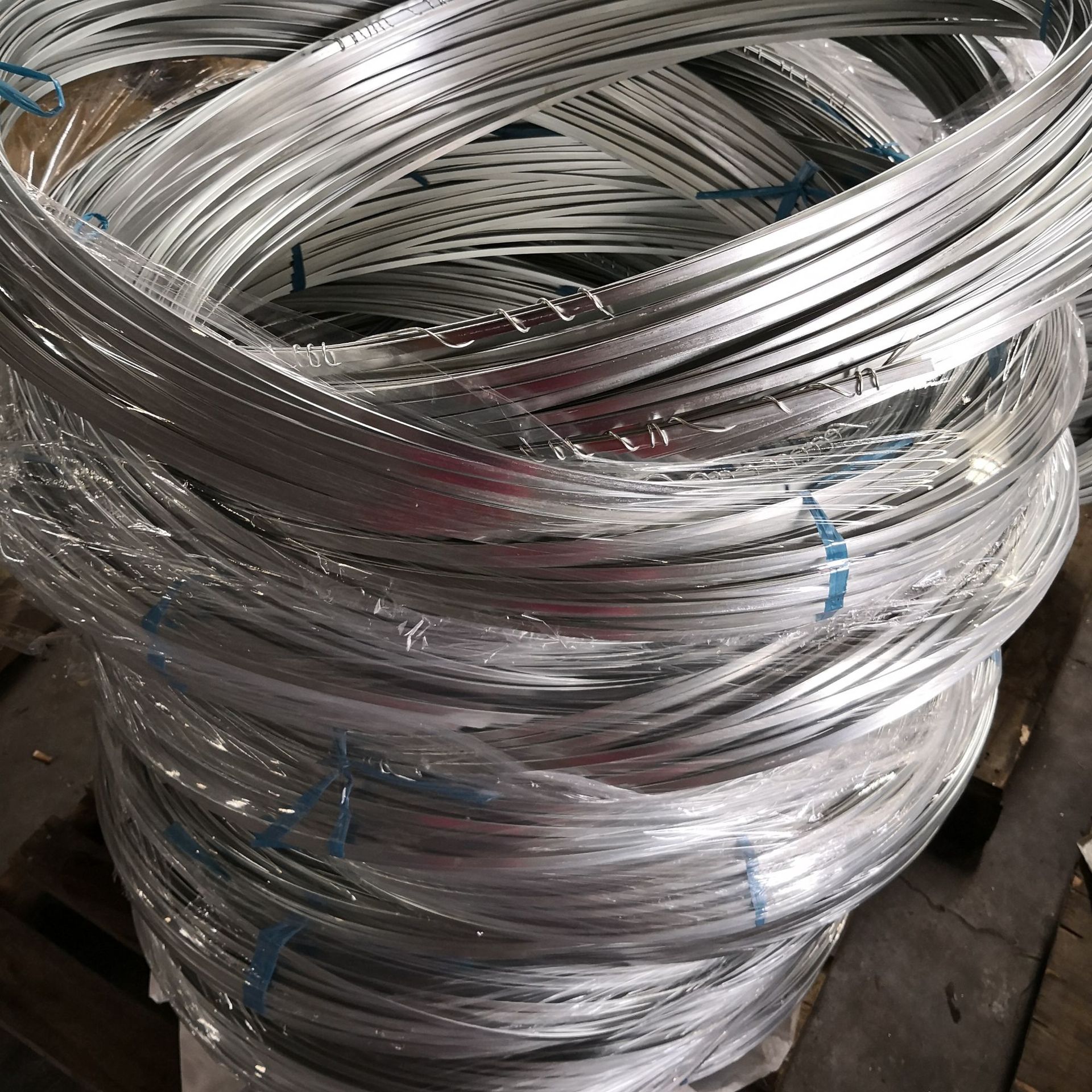 摄影压扁铁冷镀锌3mm*1折叠帐篷钢丝 a屏展架 摄影回弹82b号钢丝