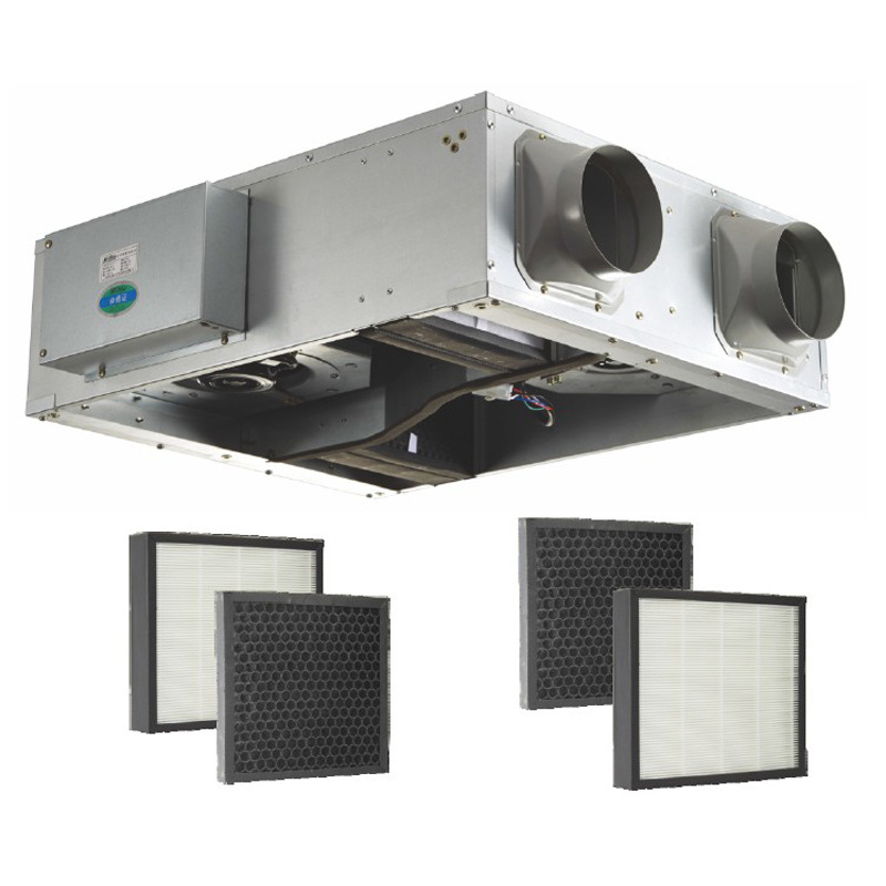 绿岛风双向流新风机dut家用送风排风一体机商用网吧室内系统厂家供应