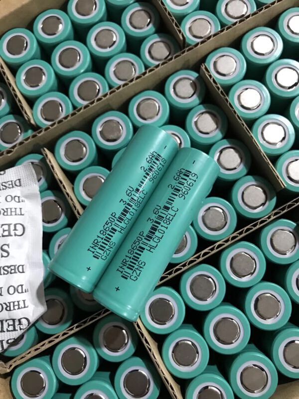 卓能18650锂电池2600mah 3c-5c放电 充电 电动自行车 动力锂电池