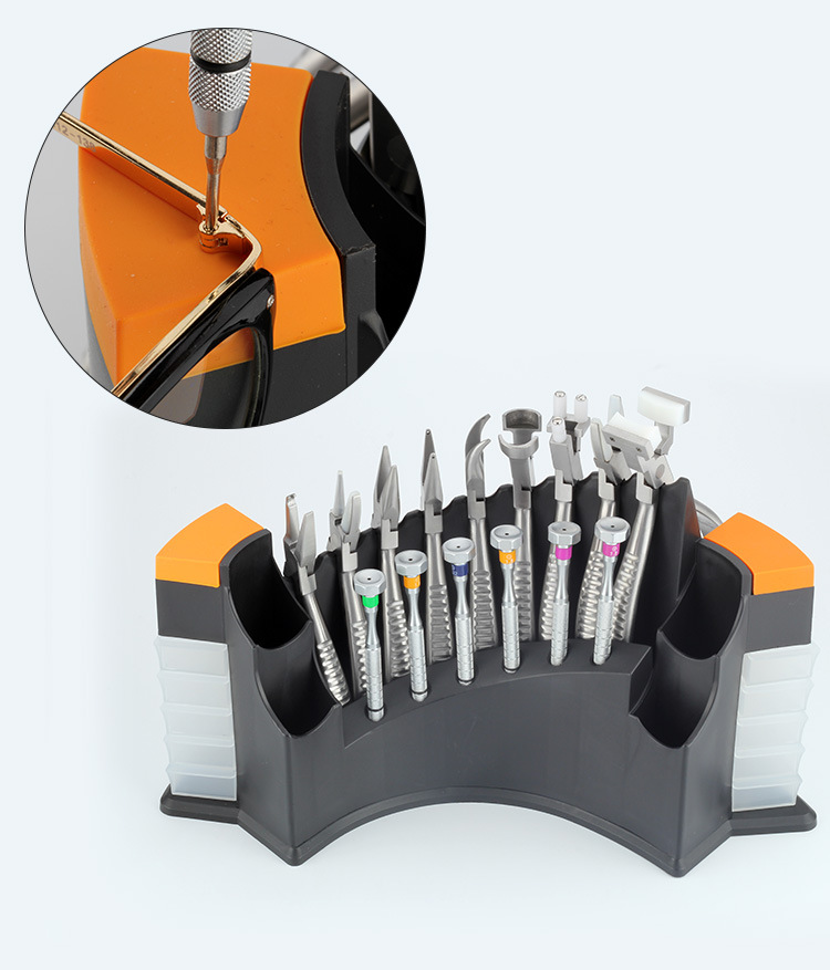 修眼镜工具套装修理眼镜框调紧工具钳维修调整钳子调节鼻托螺丝刀