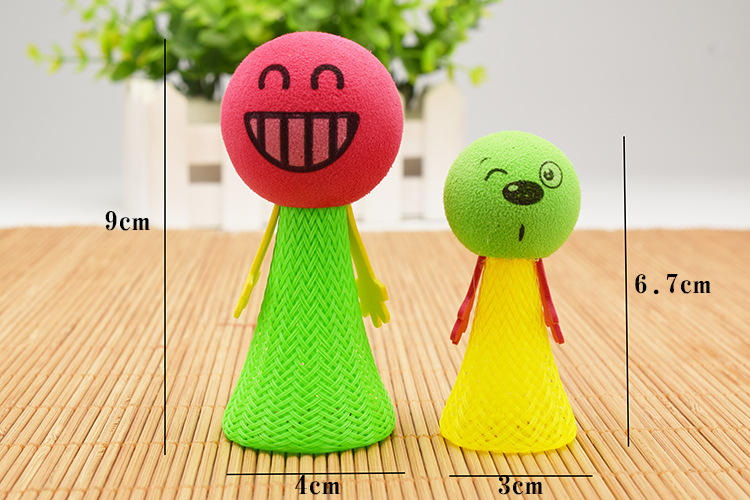 大号弹跳精灵eva弹簧人 弹跳人跳跳人小朋友礼物地摊娃娃玩具批发