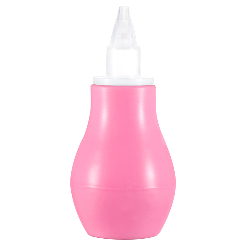 Factory Direct Supply Pump Type Newborn Baby Nasal Aspirator Cold Nasal Cleaner Silicone Baby Nasal Aspirator