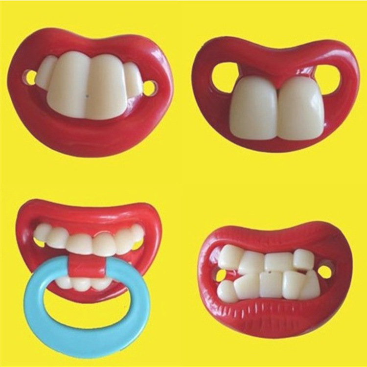 创意搞怪安抚奶嘴母婴用品恶搞搞怪奶嘴婴儿搞笑龅牙兔牙安抚奶嘴