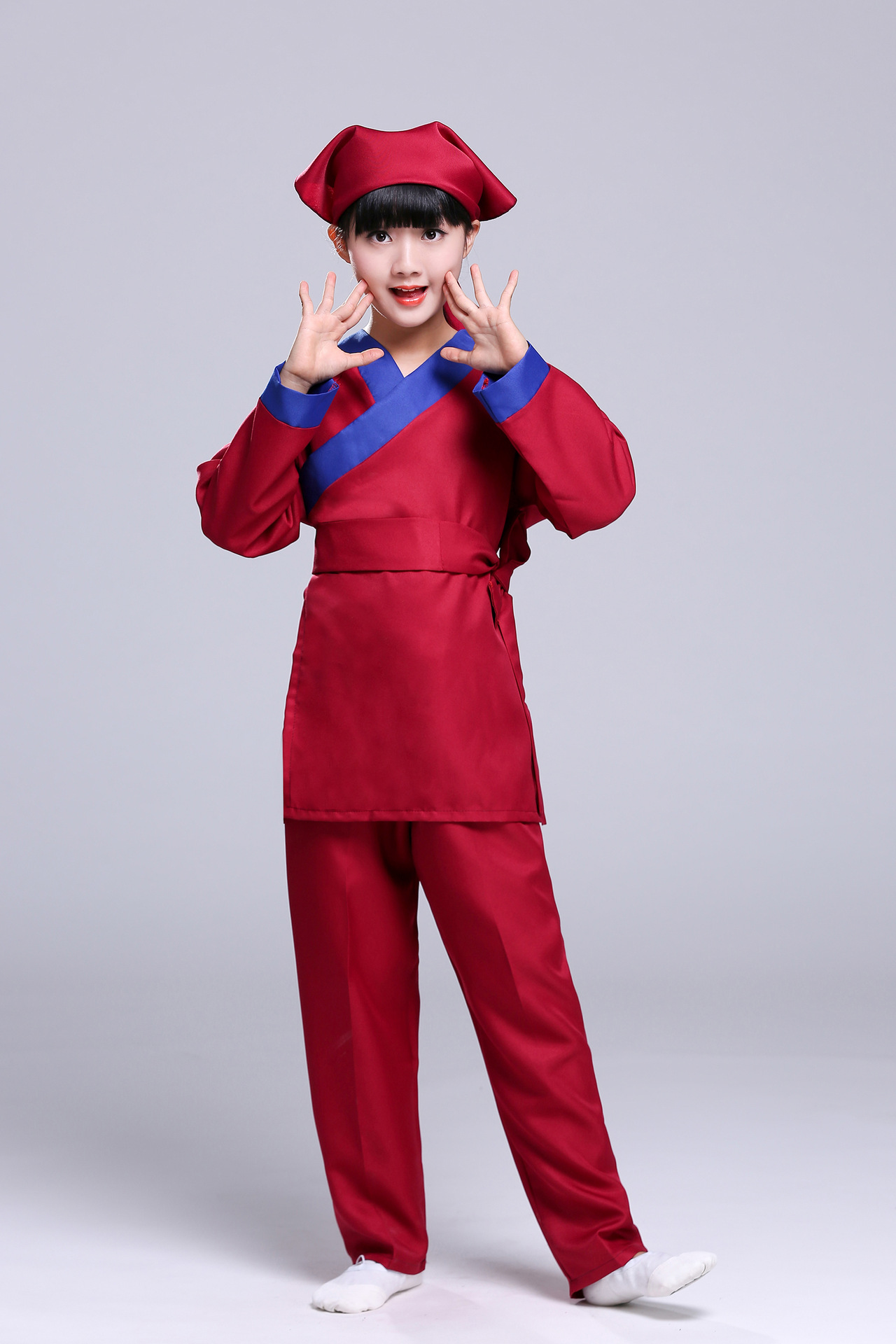 古装汉服古代家丁小二演出服店小二服装茶馆酒店工作套装男女表演