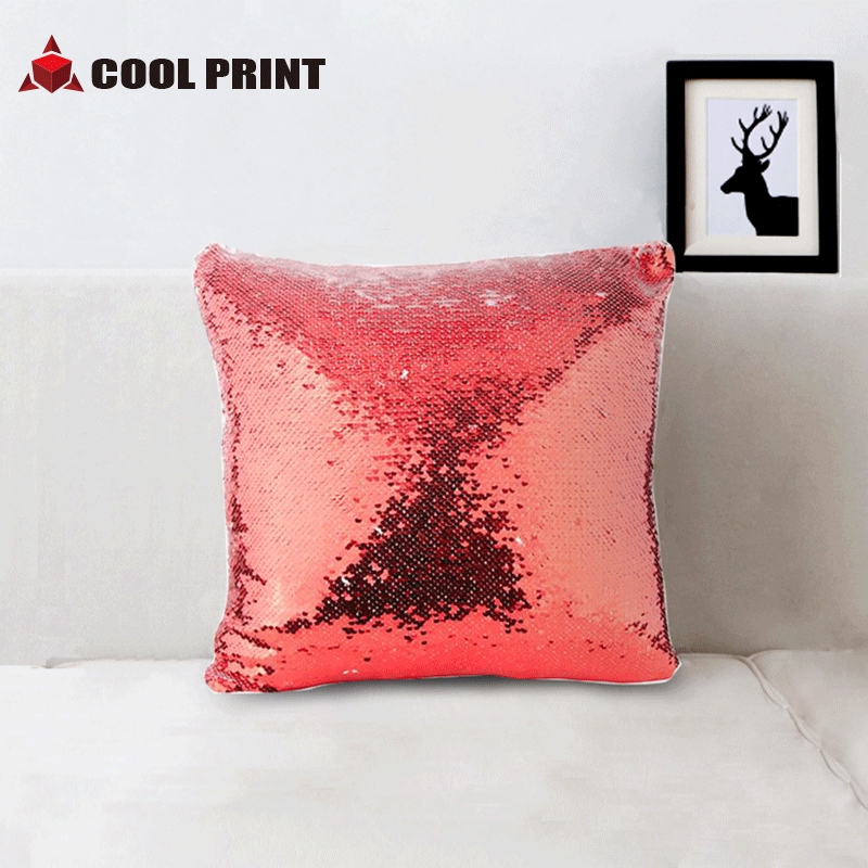 Thermal Transfer Sequin Pillow Magic Pillow Cover Double-Sided Printing Pillow Cover Personality Pillow Cover Cushion Cover