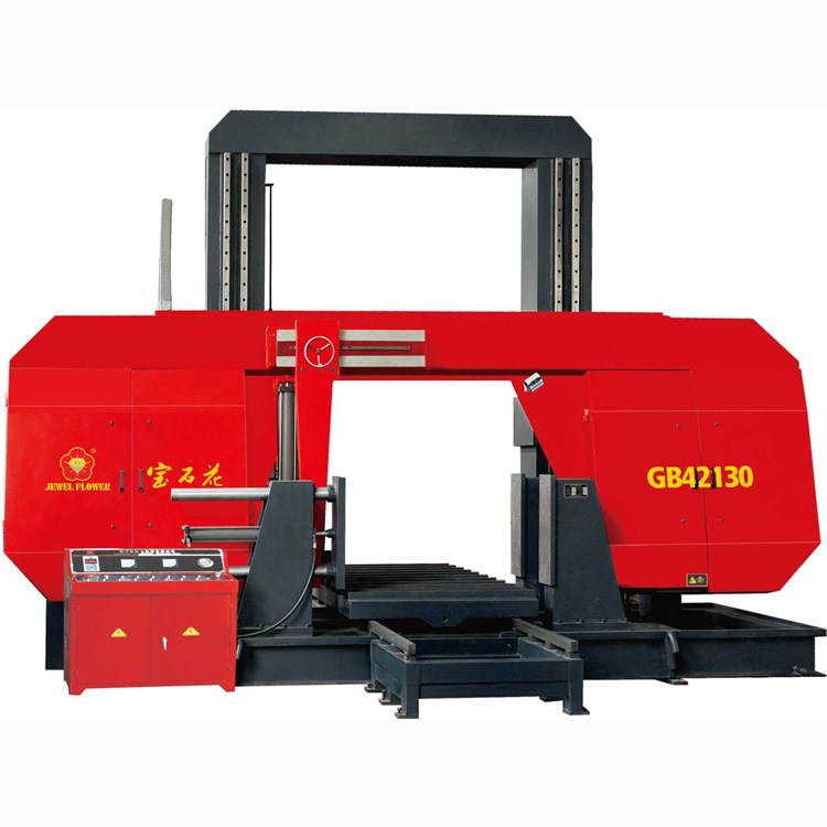 供应宝石花金属带锯床方柱龙门卧式大型带锯床gb42130厂家直销