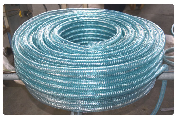 pvc钢丝增强软管 耐腐蚀抗老化螺旋钢丝增强软管 质优价廉