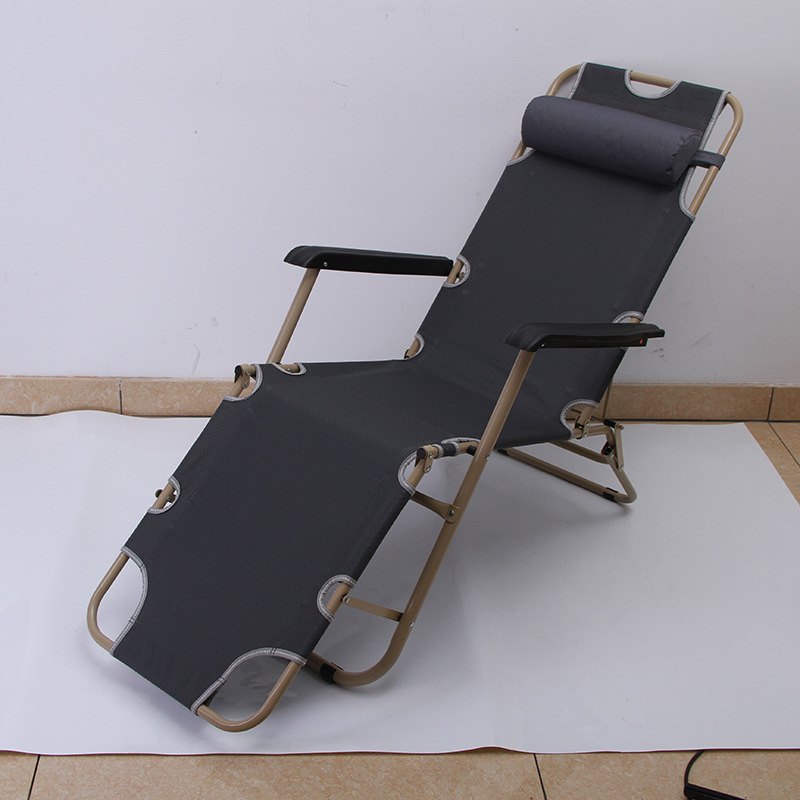 厂家批发家用折叠睡椅便携办公室陪护床沙滩椅午休休闲躺椅批发