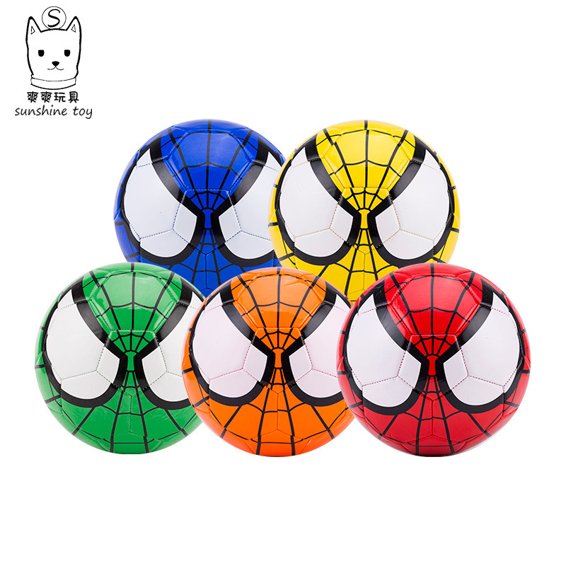 Factory Wholesale Processing Tpu/Pvc Football Spider-Man No. 5 Primary and Secondary School Children Kindergarten Durable Soccer Ball