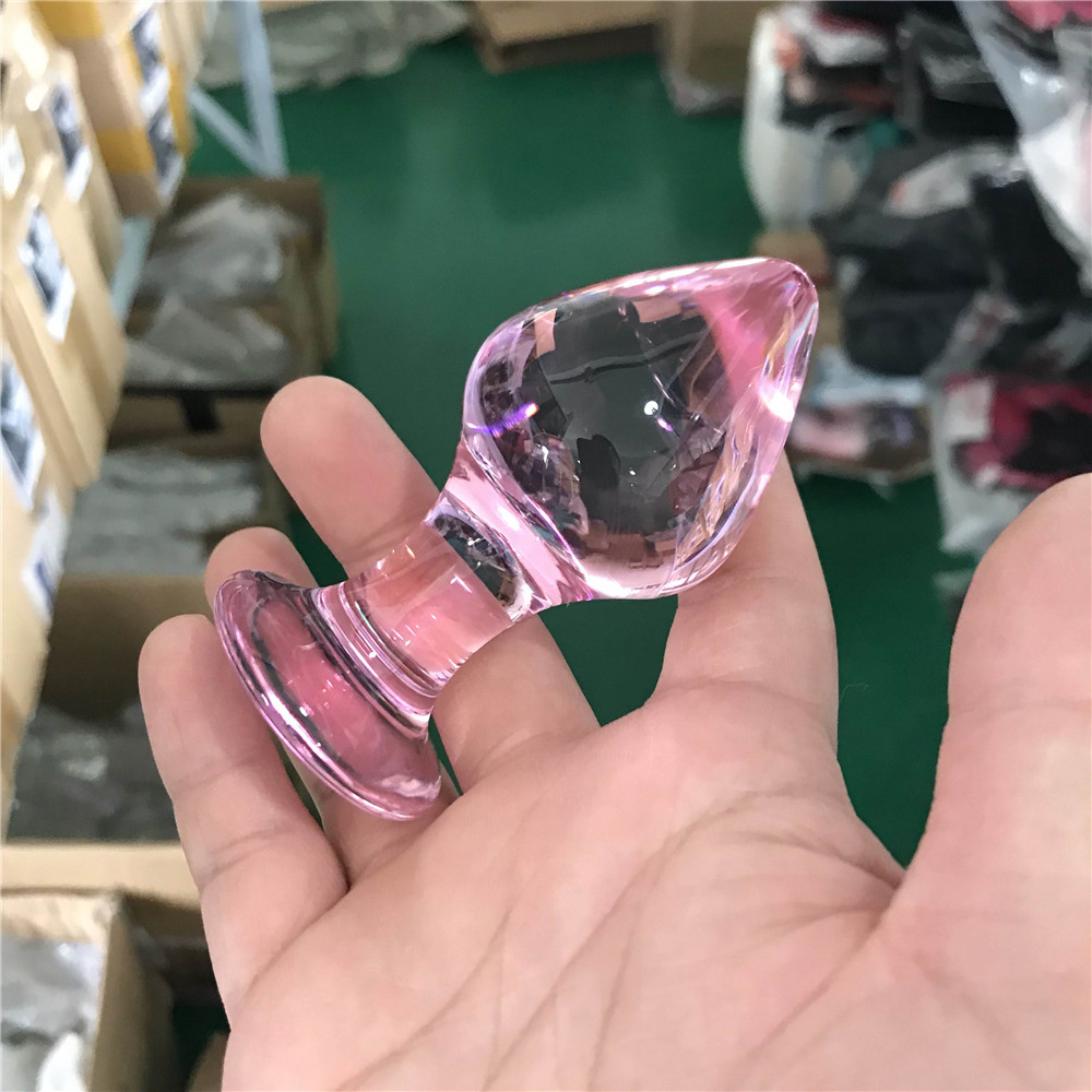 zcz水晶玻璃阳具肛塞肛门塞性用品男女性成人用品自慰器女用器具