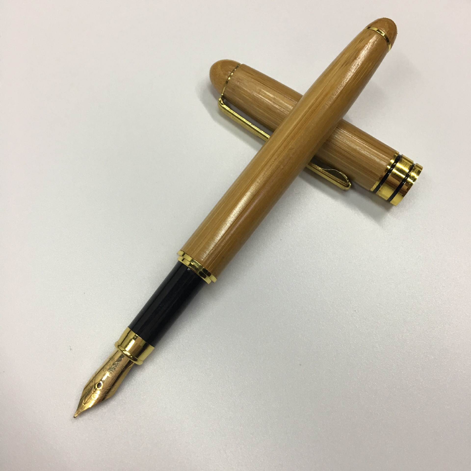 竹木礼品笔刻字钢笔签字笔盒装学生生日礼物专属定制创意办公用