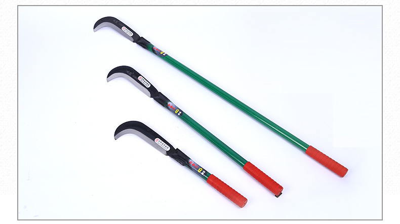 柴刀 割草 砍树 砍竹 长柄鹰嘴勾刀 户外农用直刀 长杆柴刀