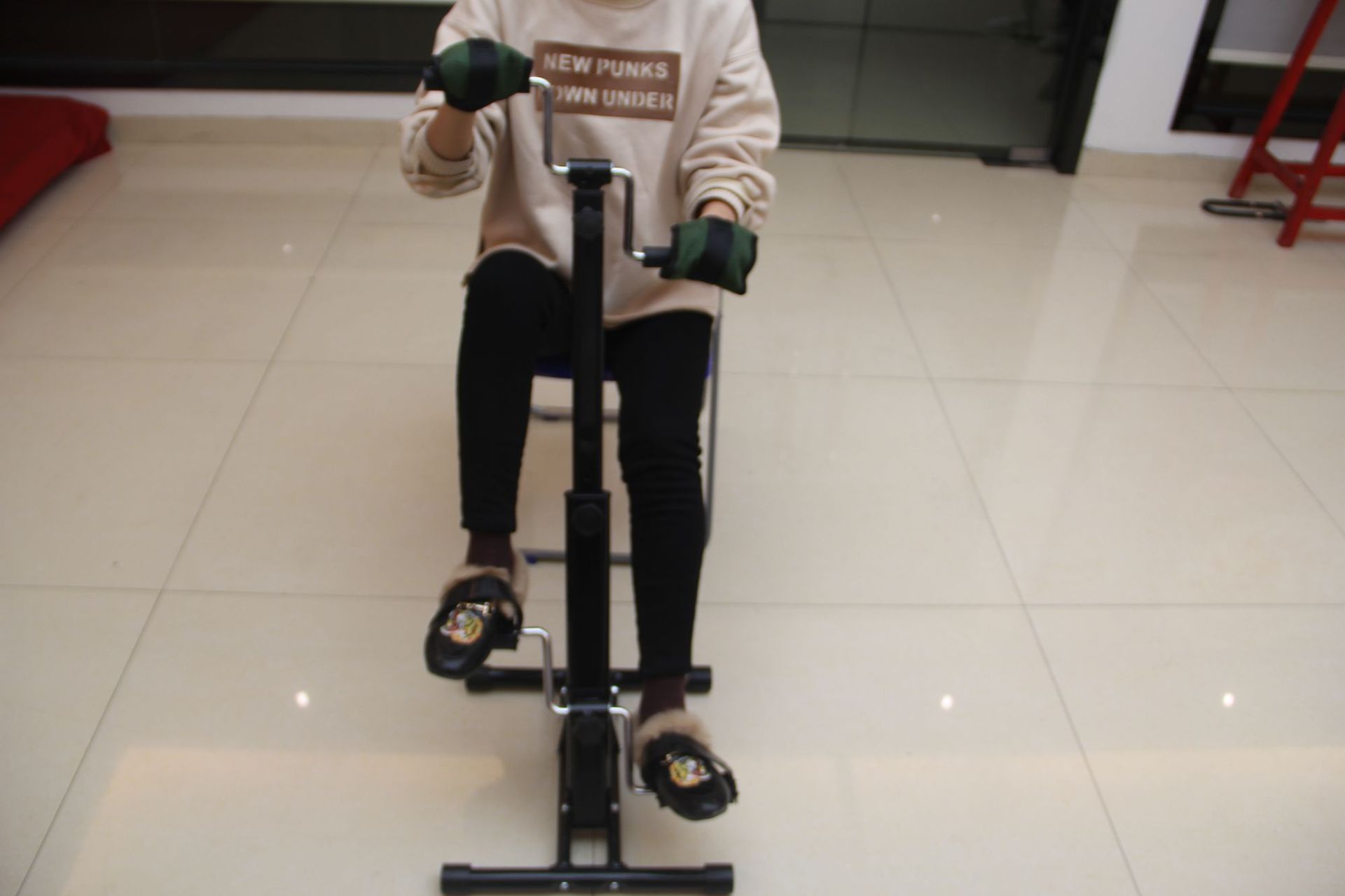 厂家直销康复脚踏车 新款上下肢训练康复车 家用健身车一件代发