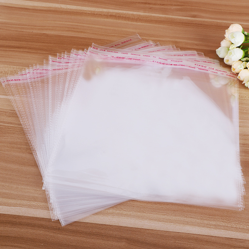 Transparent OPP Bag Transparent Plastic Bag Clothing Packaging Bag Mask Bag Ziplock Bag PE Self-Adhesive Bag