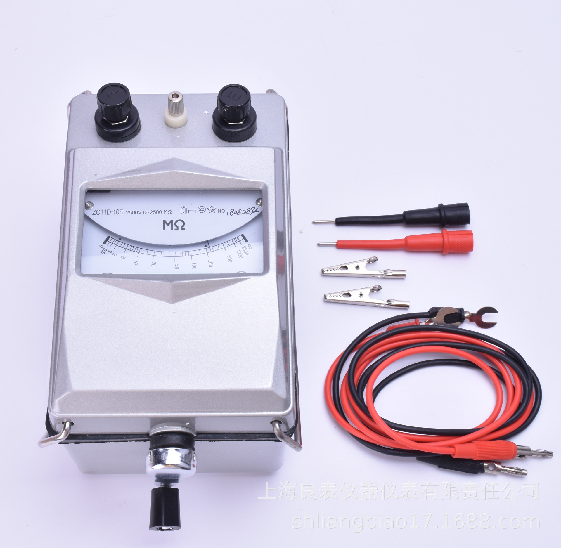 兆欧表zc11d-10绝缘电阻测试仪2500v 电阻表/摇表 指针绝缘电阻