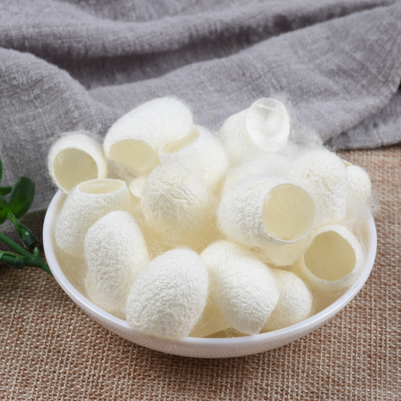 寻千草中药材 蚕茧壳 干蚕茧 手工挑选 七子白原料 美容材料 包邮