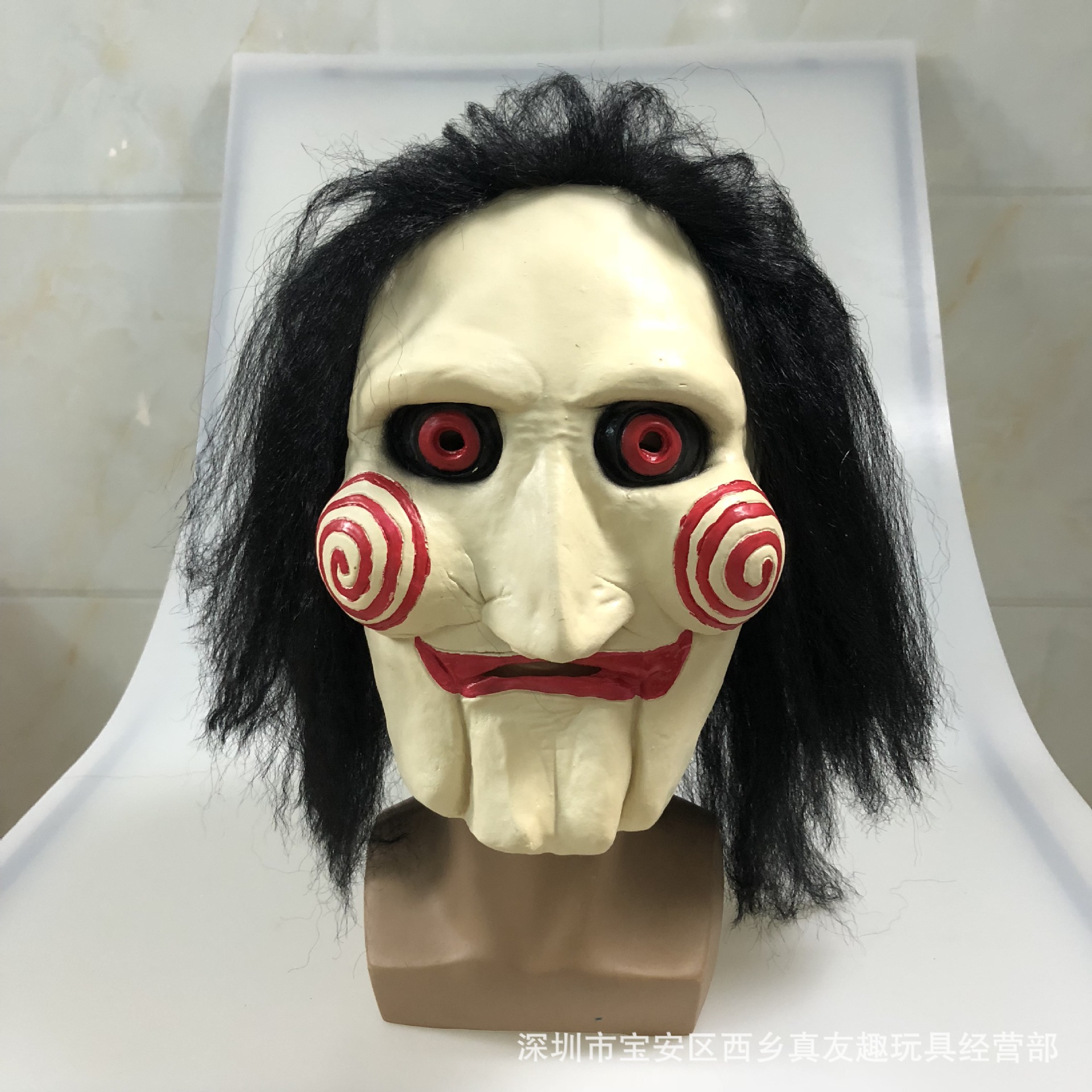 厂家直销万圣节恐怖僵尸面具头套高仿生化危机人物鬼屋恐怖道具
