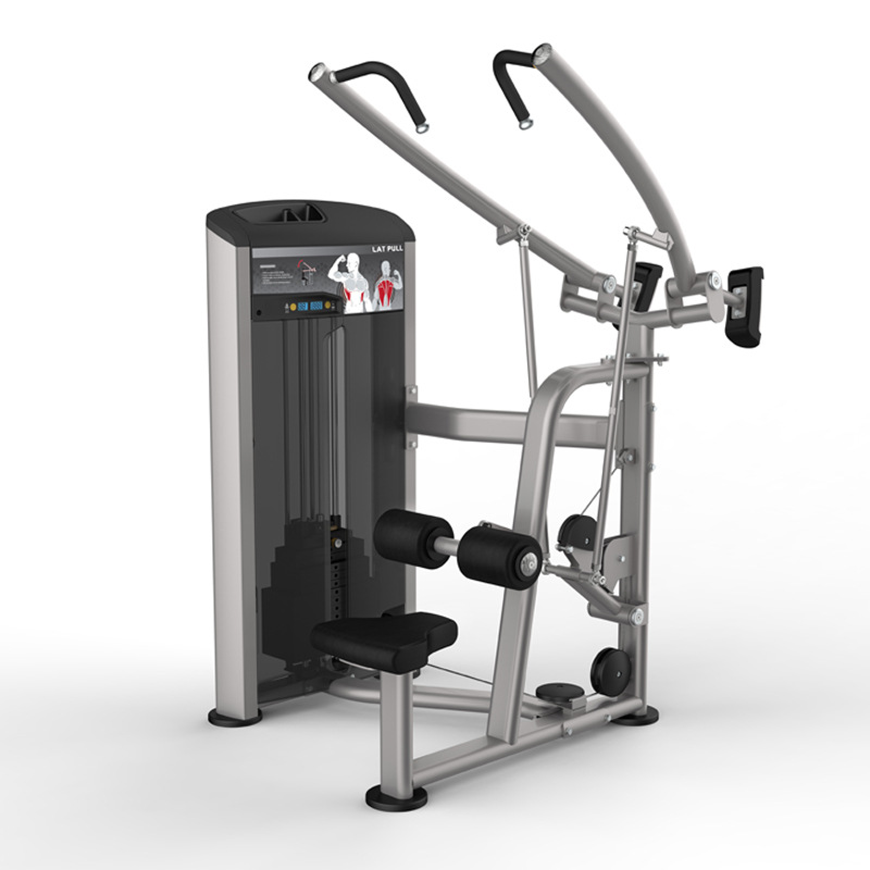 英派斯ie9502商用坐姿式高位手臂下拉背肌练习高拉力背肌训练器械