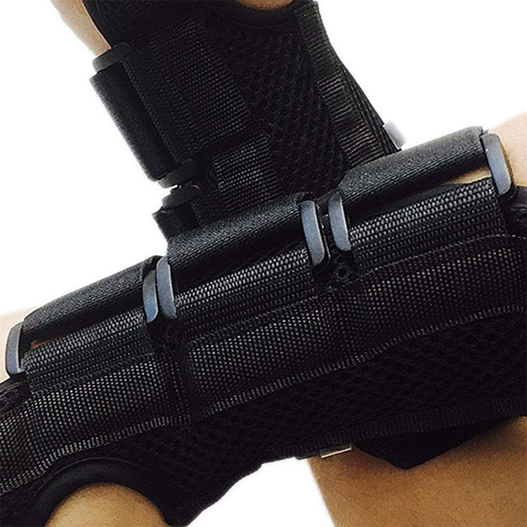 加固护腕防护腕关节固定带 灵活舒适可调节金属支撑板分左右手