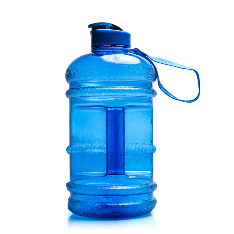 2.2l小盖帽水壶批发塑料便携大容量水桶健身水杯 户外运动水壶