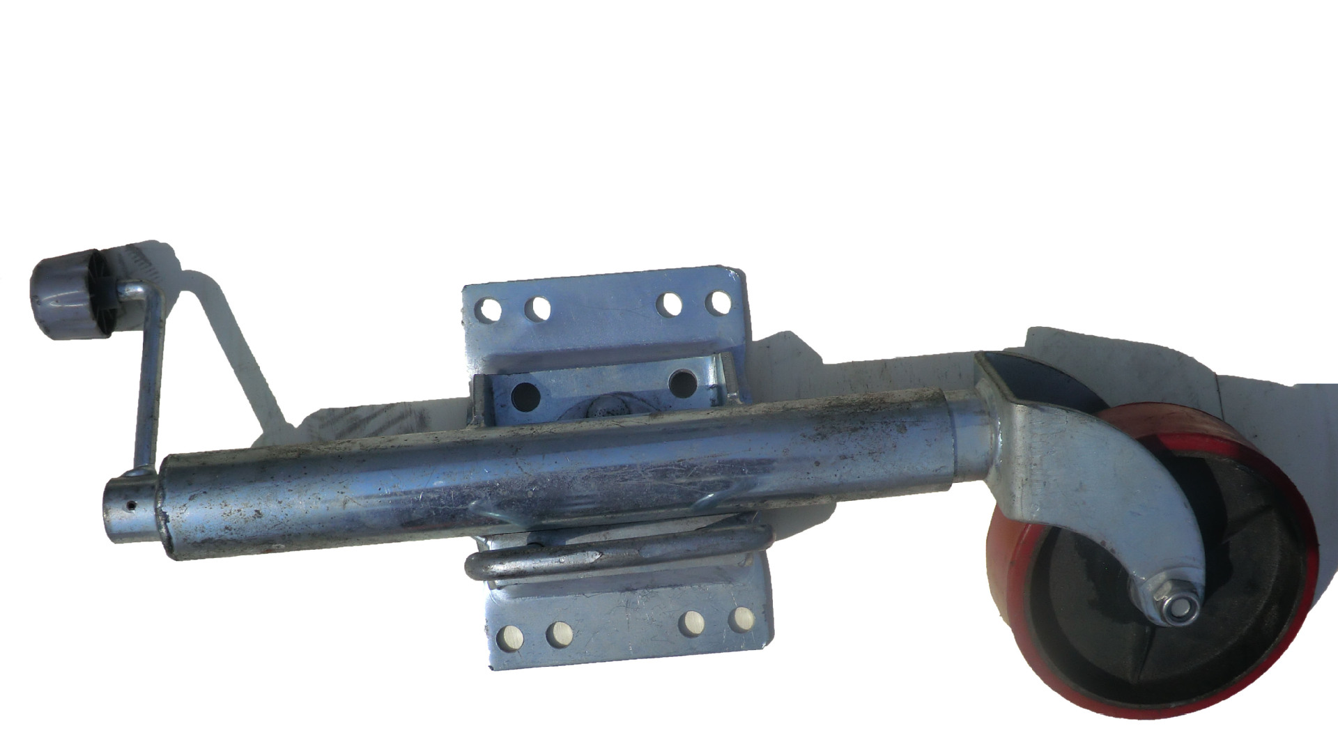 房车拖车配件千斤顶支架导向轮(前支腿),6寸轮