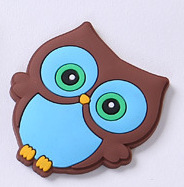 Cartoon Anime Soft Rubber Magnet Owl-Shaped Fridge Magnet Decorative Refrigerator Anime Sticker Factory Direct Sales