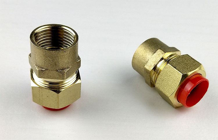 dn15燃气管快接管件4分不锈钢波纹管螺帽内外丝接头燃气快速接头