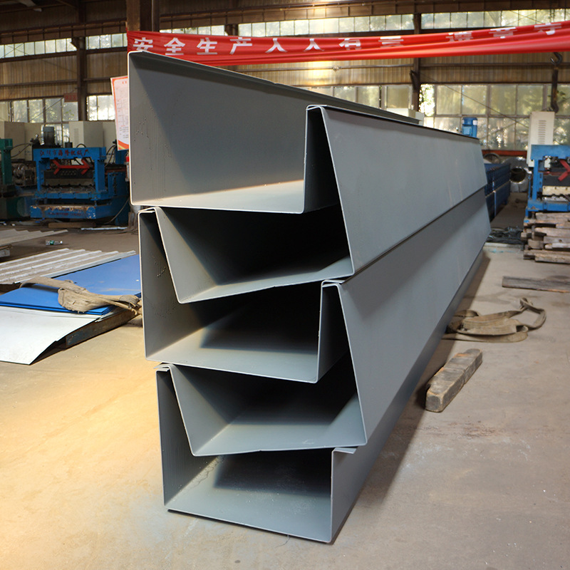 厂房屋面用天沟雨水管屋檐槽外墙排水管厂家加工定制大棚水槽