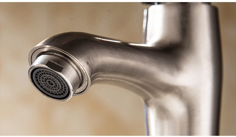 南安水暖脸盆水龙头 洗菜盆冷热锌合金拉丝 拉丝面盆水龙头