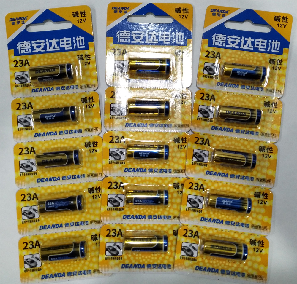 德安达/德赛电池厂价直销12v 27a/23a汽车钥匙防盗遥控遥控器电池