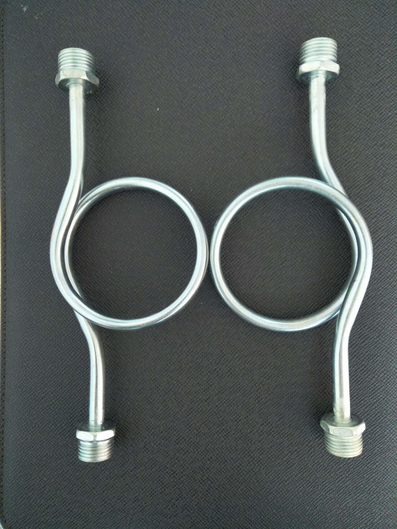 定做 锅炉配件 仪器仪表 压力表缓冲管 铁镀锌 镀蓝白色缓冲管