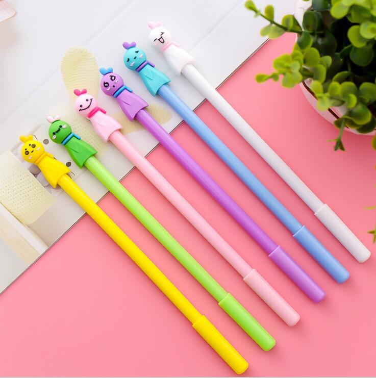 Sunny Doll Soft Silicone Head Stylish Pen Gel Pen Signature Pen Ball Pen Student Stationery Manufacturer