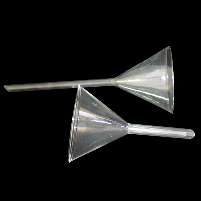 玻璃漏斗 供应实验室器皿长颈漏斗圆口漏斗规格直径60/75/90/100