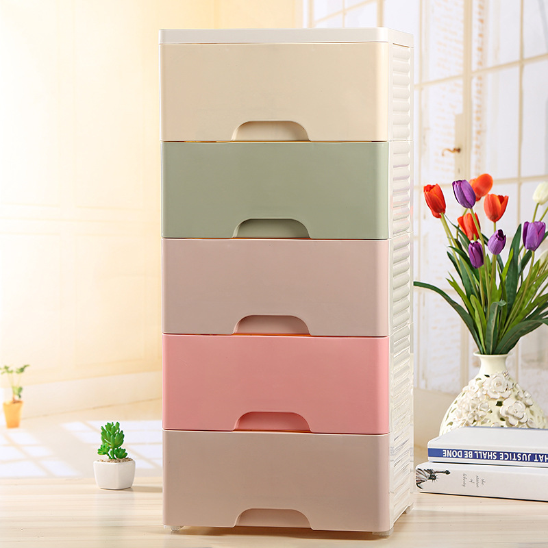涌莲多功能储物柜塑料衣柜抽屉式收纳柜 塑料抽屉柜婴儿柜子批发