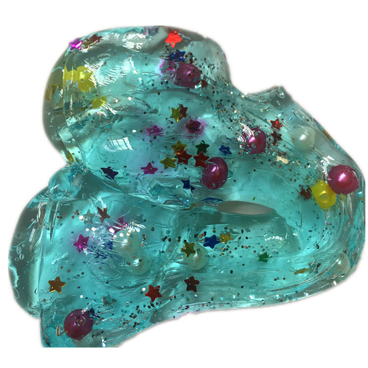 2018创意diy史莱姆 6色珍珠鸡蛋水晶泥 儿童手工益智彩泥玩具