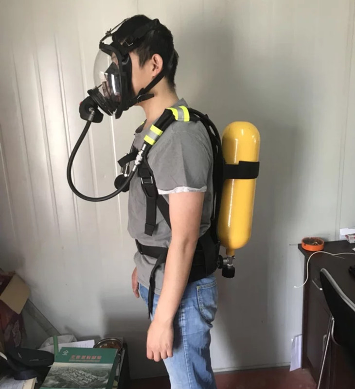 京石牌 京石js-mz正压式空气呼吸器面罩防烟防毒过滤式自救面罩