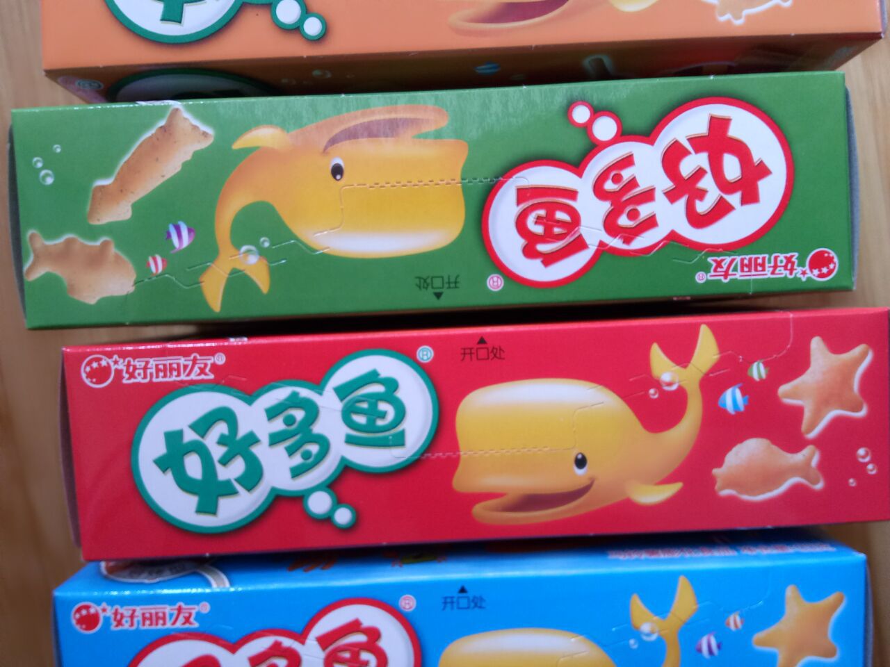 33g好丽友好多鱼_好丽友 好多鱼 浓香茄汁/脆香/香香味/蜂蜜牛奶味 - 